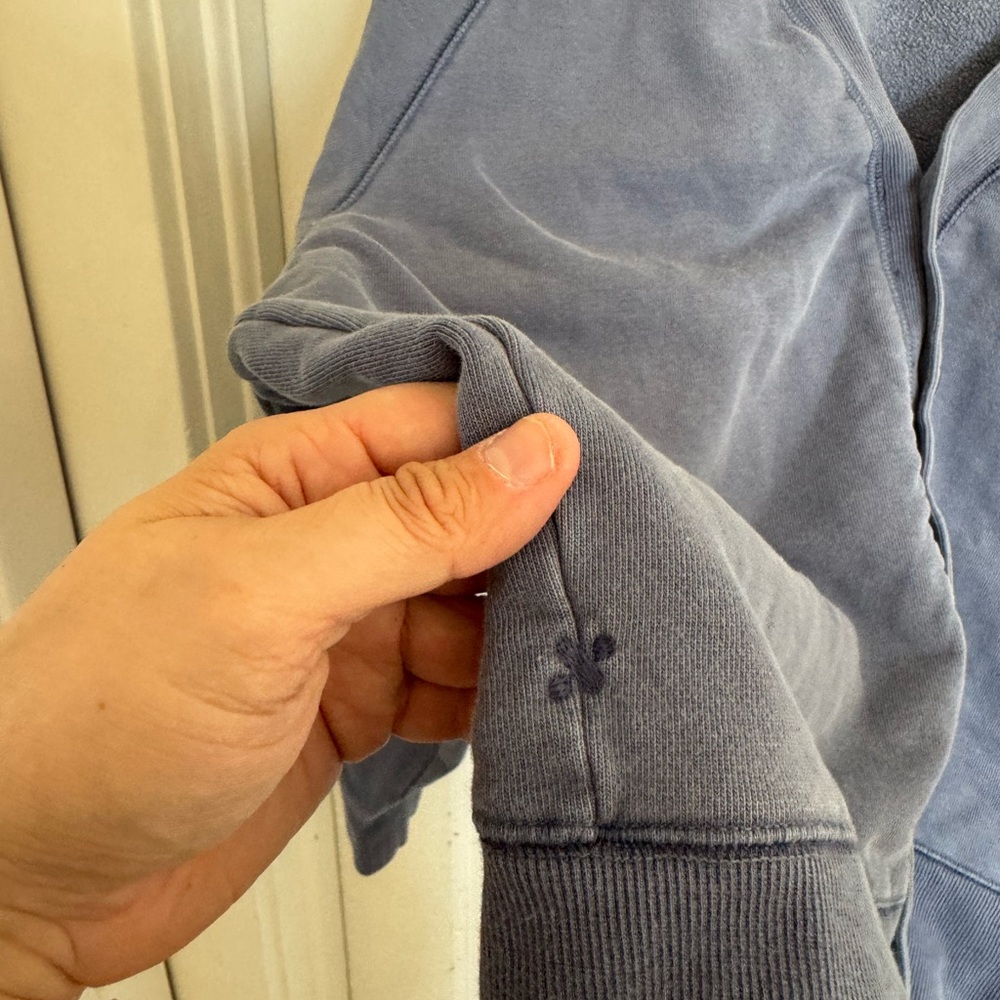 Alex Mill Davie Fleece Cardigan size xl.‎ Blue gray color - Picture 9 of 9